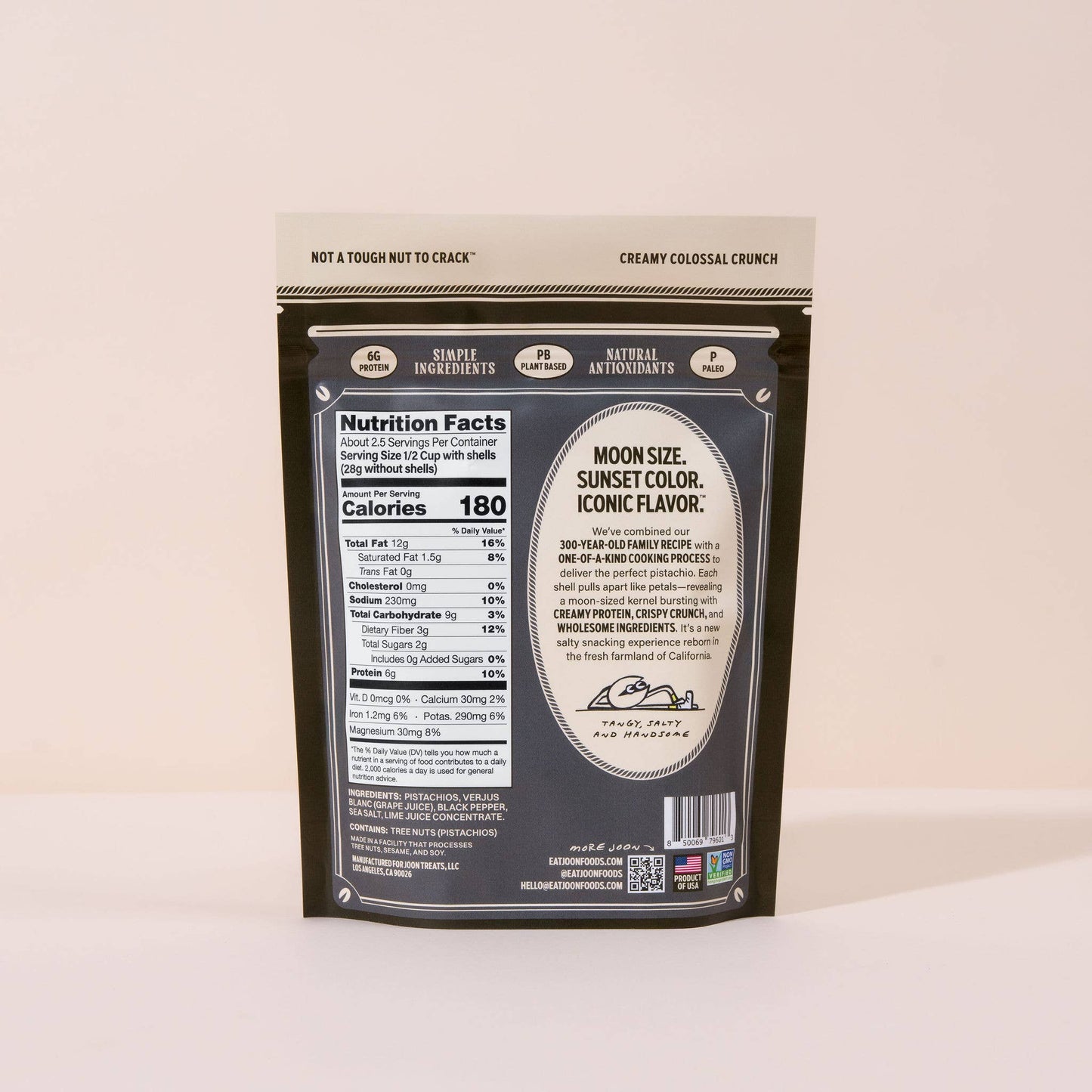 Joon Salt and Pepper Pistachios - 4.5oz