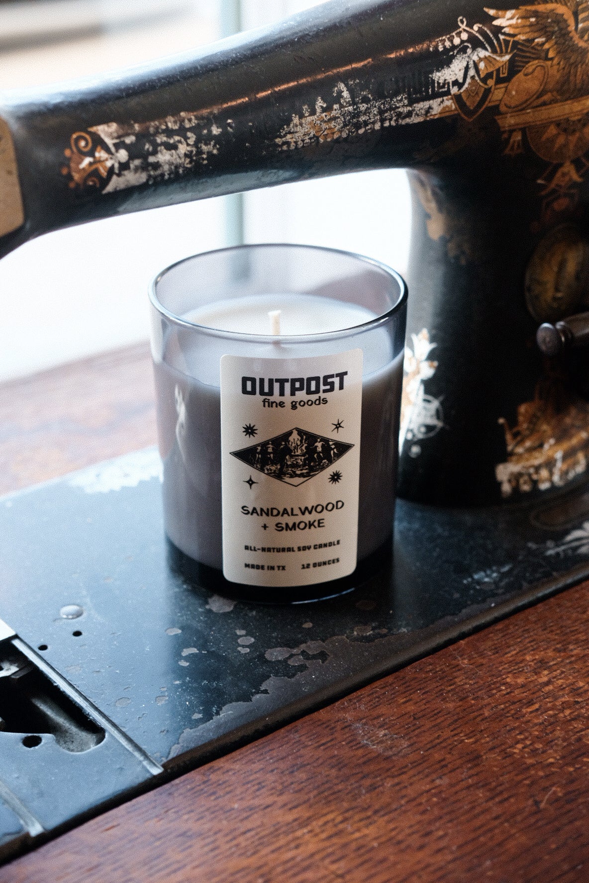 Outpost Candle - Sandalwood + Smoke