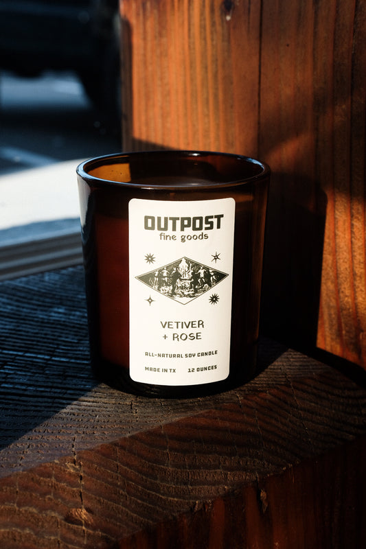 Outpost Candle - Vetiver + Rose