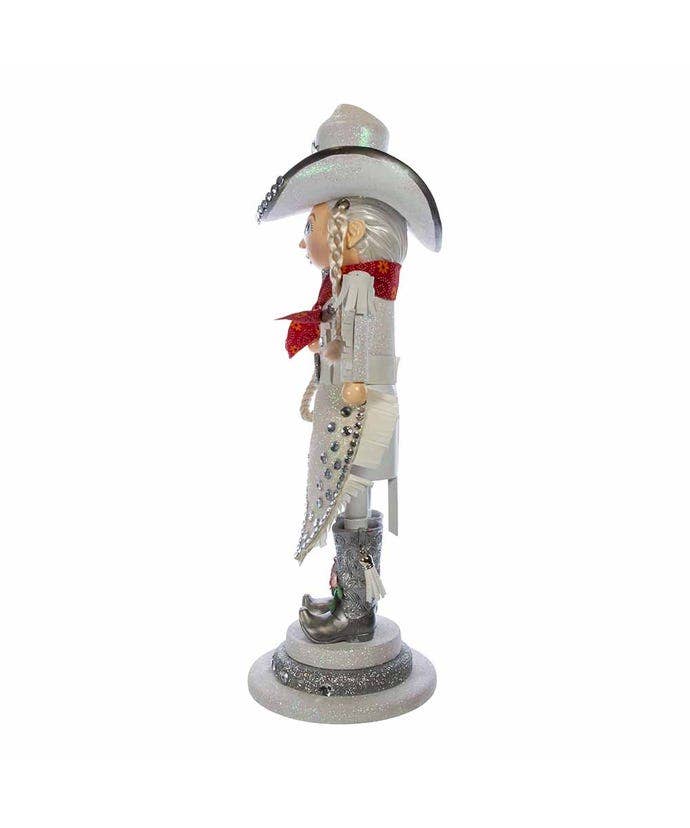 18“ Rhinestone Cowgirl Nutcracker