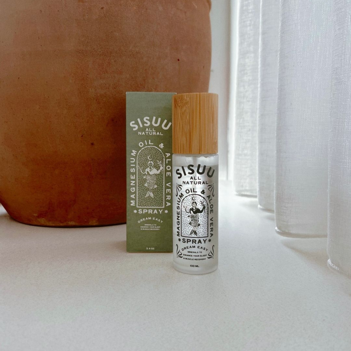 SISUU Magnesium Oil & Aloe Vera Spray