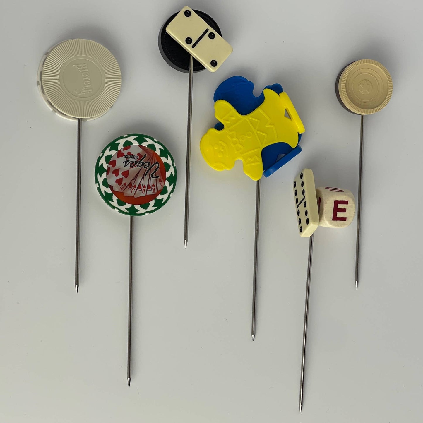 Vintage Game Piece Cocktail Picks