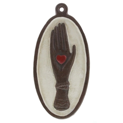 Hand with Heart Plaque