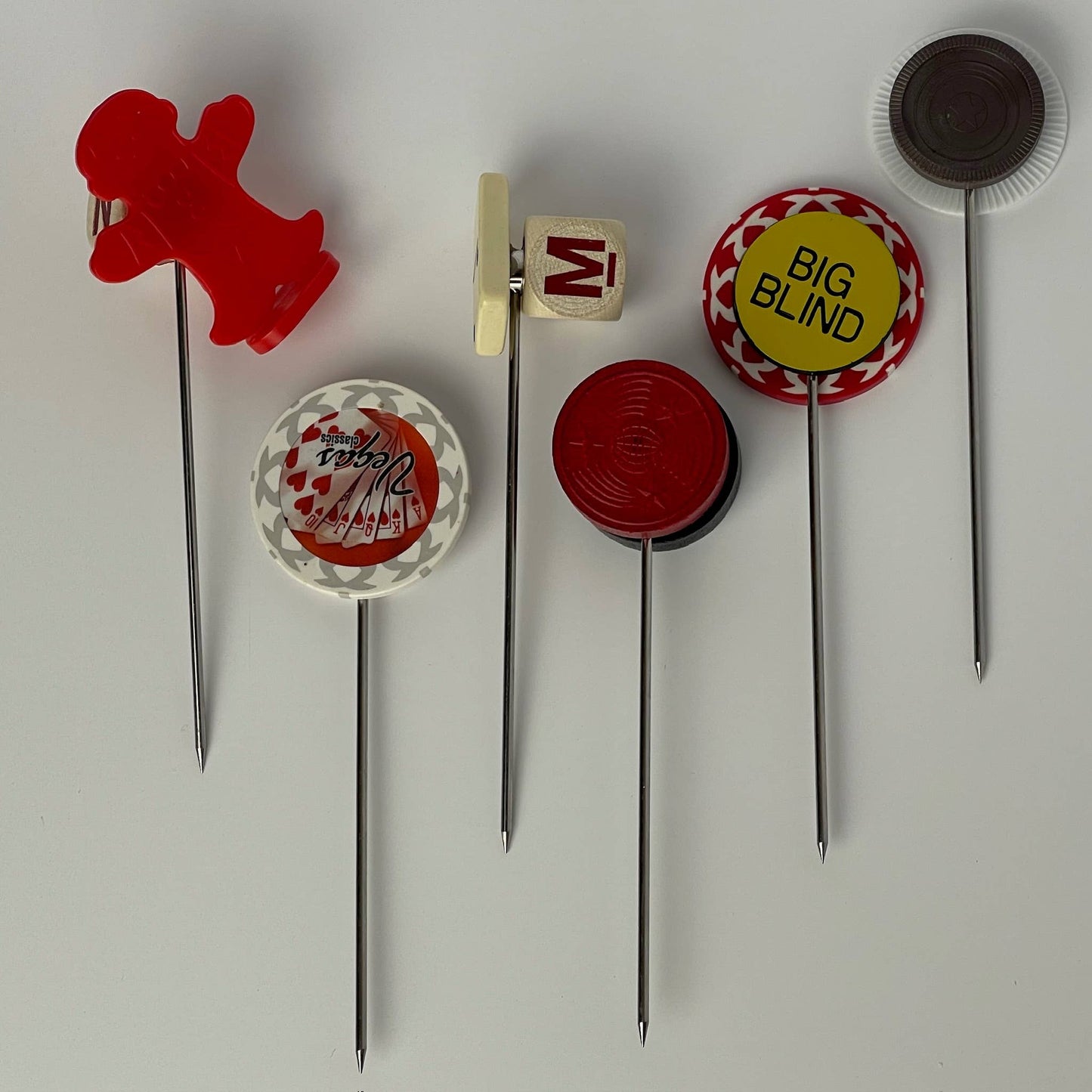 Vintage Game Piece Cocktail Picks