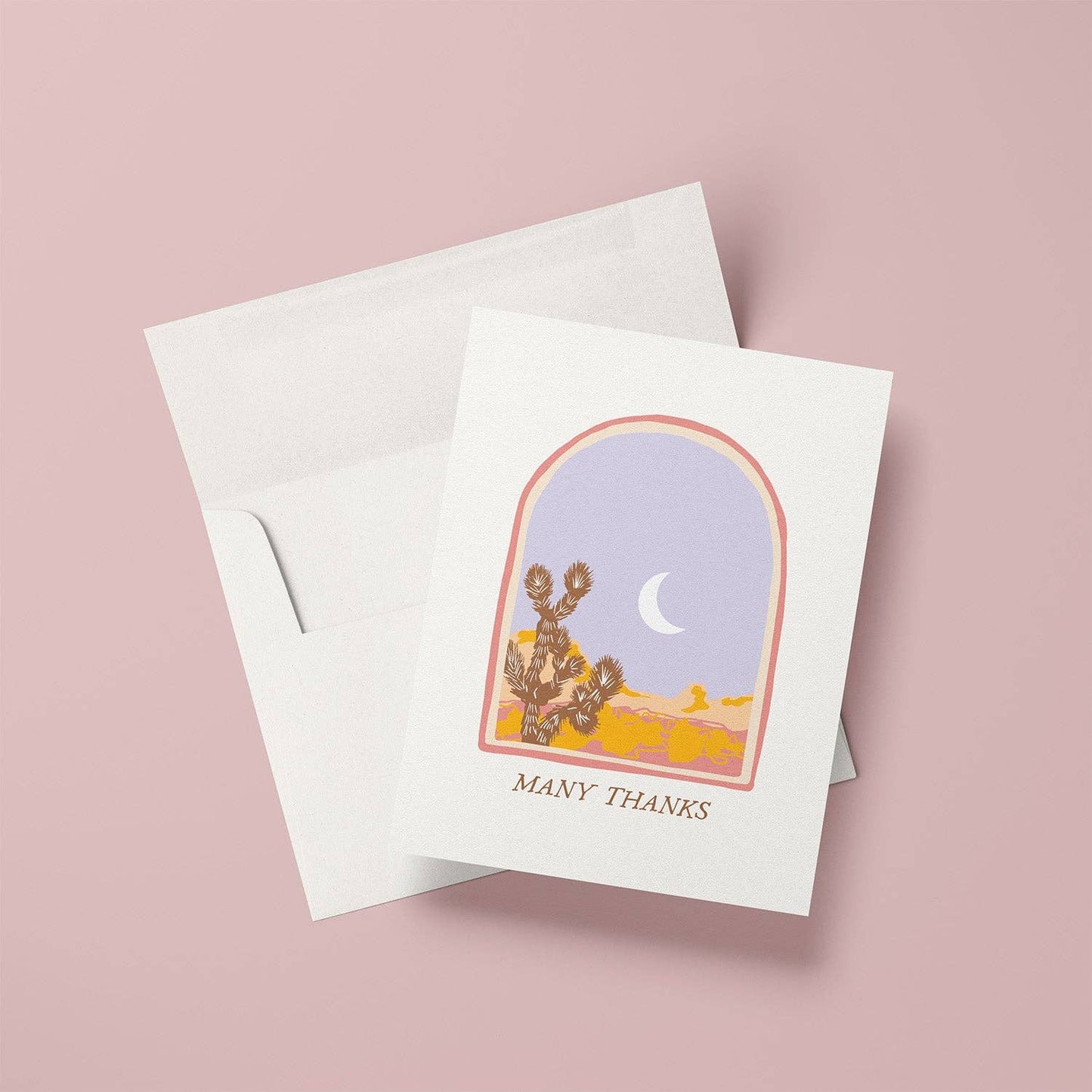Joshua Tree Thank You Greeting Card