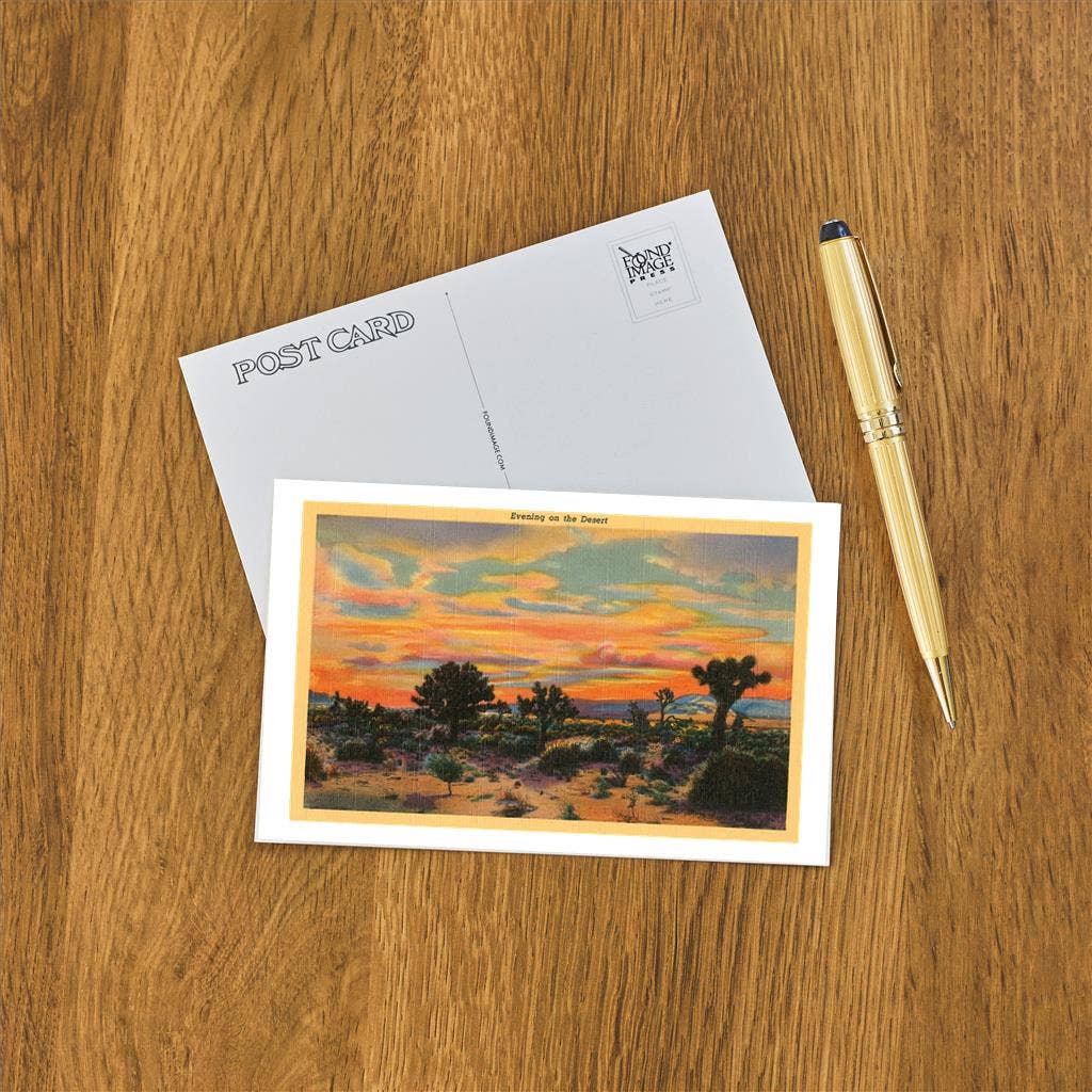 Evening on the Desert Postcard