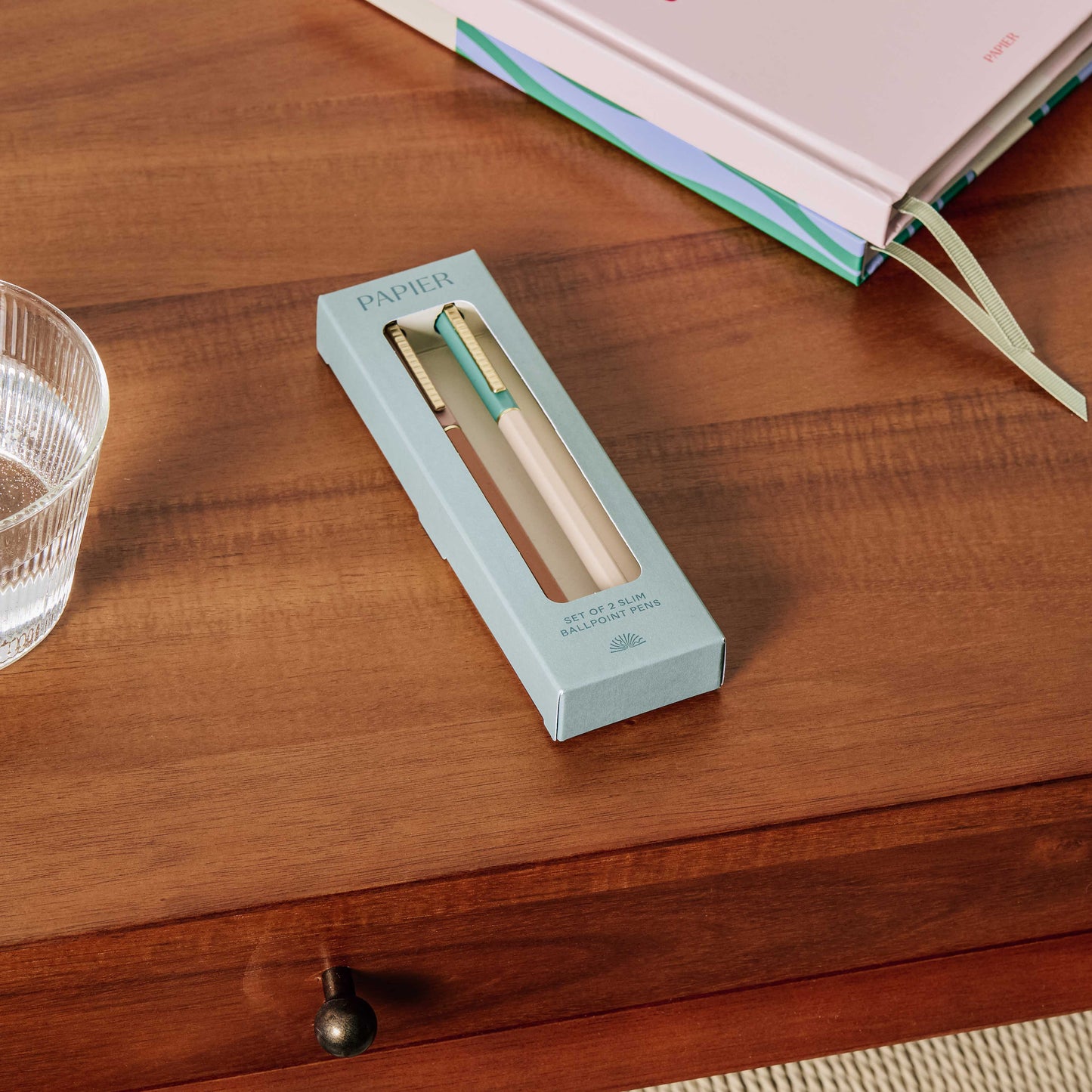 Ballpoint Pen Set of 2 - Slim Muted