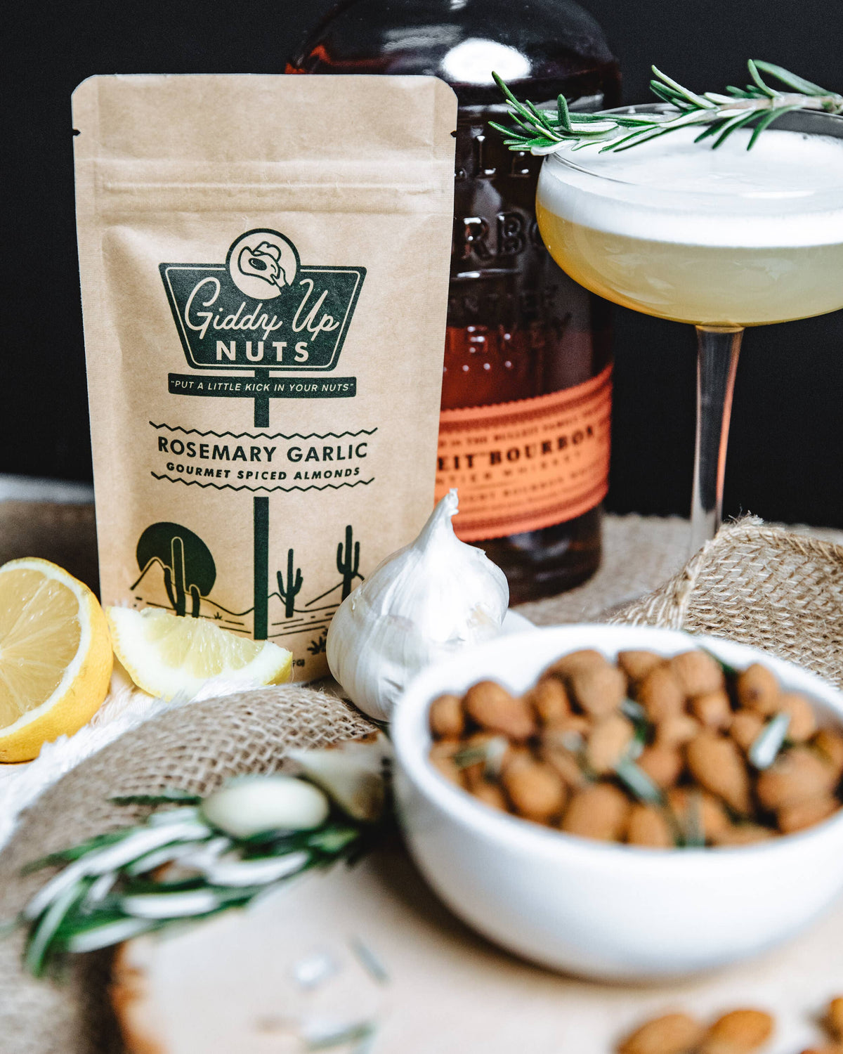 12 oz Rosemary Garlic Almonds