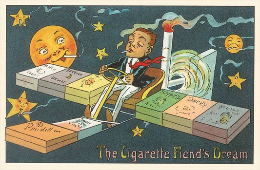 Cigarette Friend’s Dream Postcard