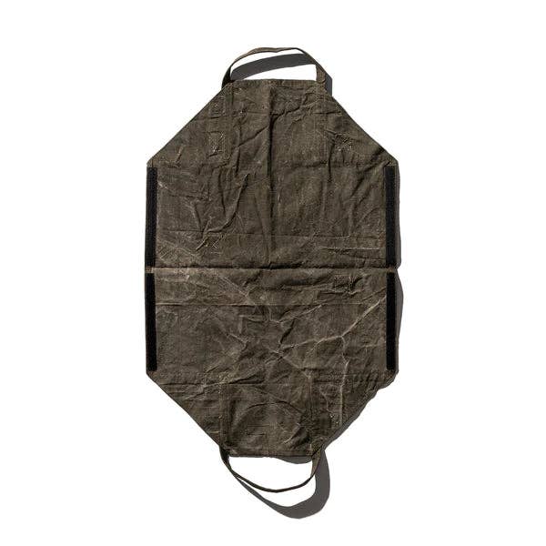 Tent Fabric Firewood Carrier - Green