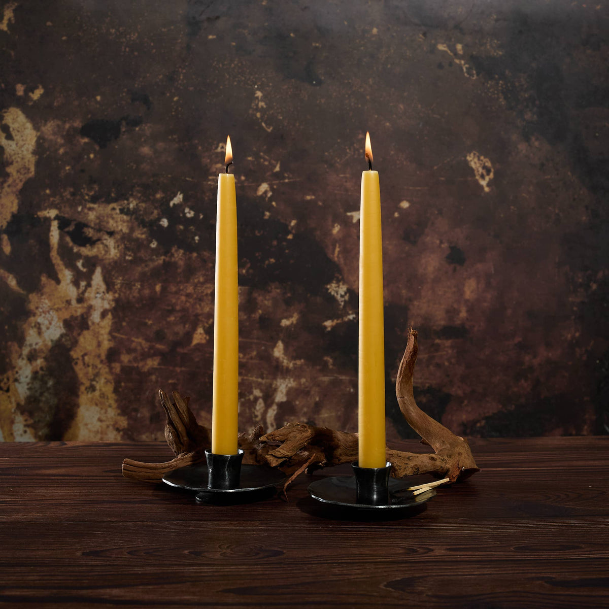 Beeswax Taper Candles – Dripless & Handmade in USA