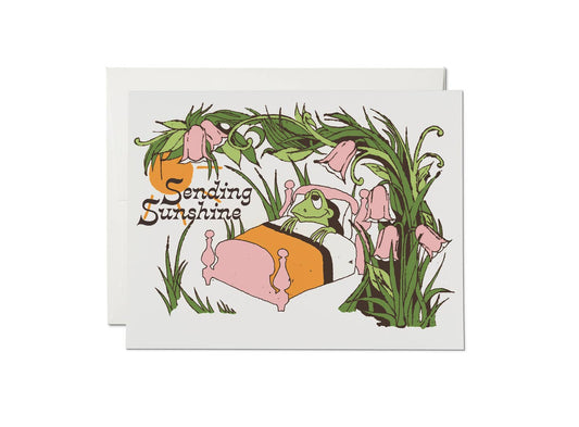 Sending Sunshine encouragement greeting card
