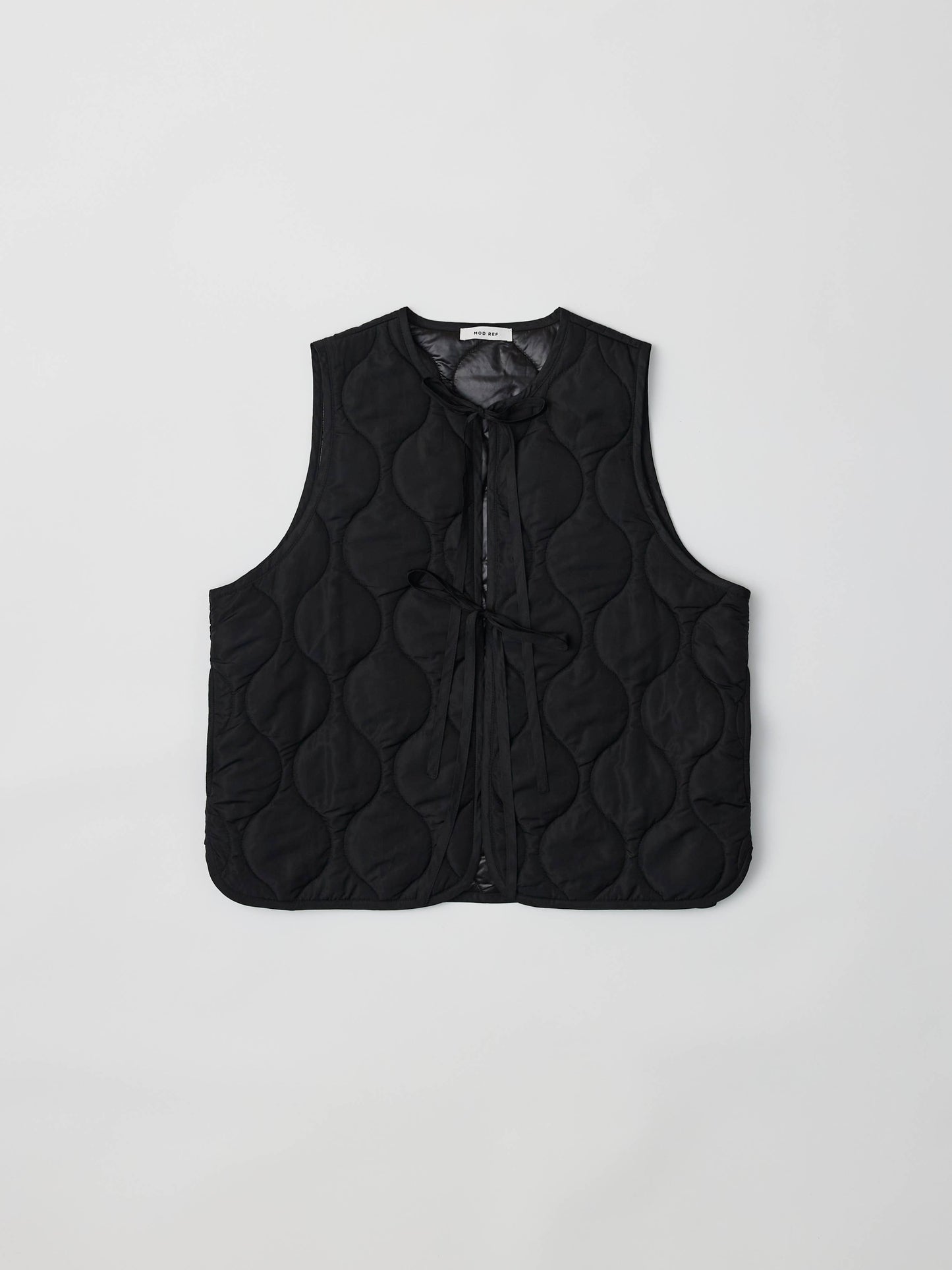 The Astrid Vest | Front Tie Puffer Vest