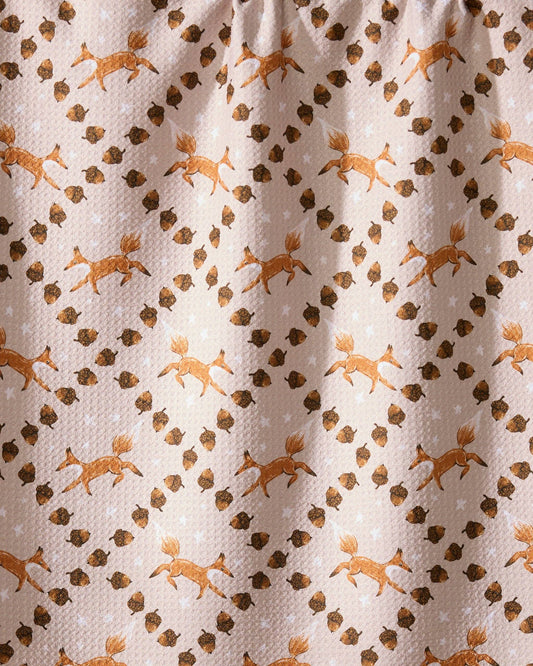 Foxes and Twinkles Tea Towel