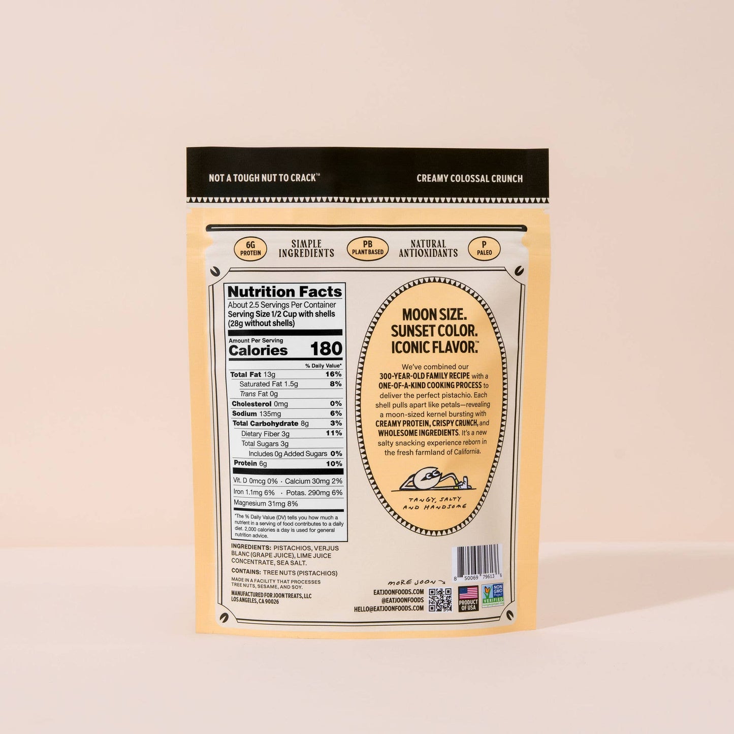 Joon Original Salted Pistachios - 4.5oz