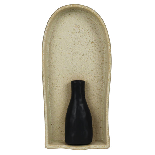 Nicho with Vase, Ceramic