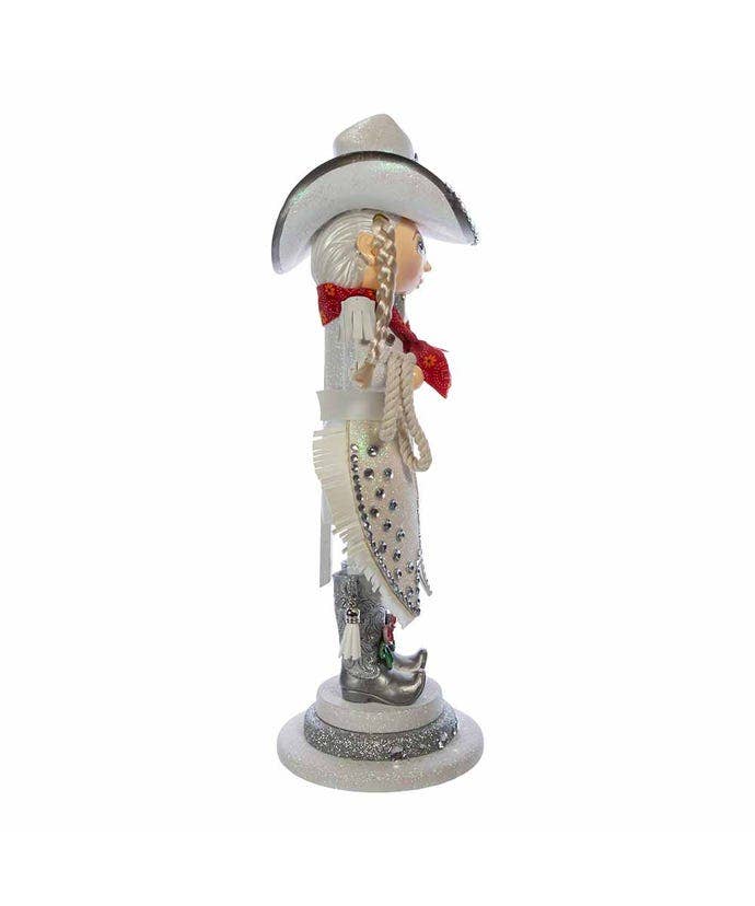 18“ Rhinestone Cowgirl Nutcracker