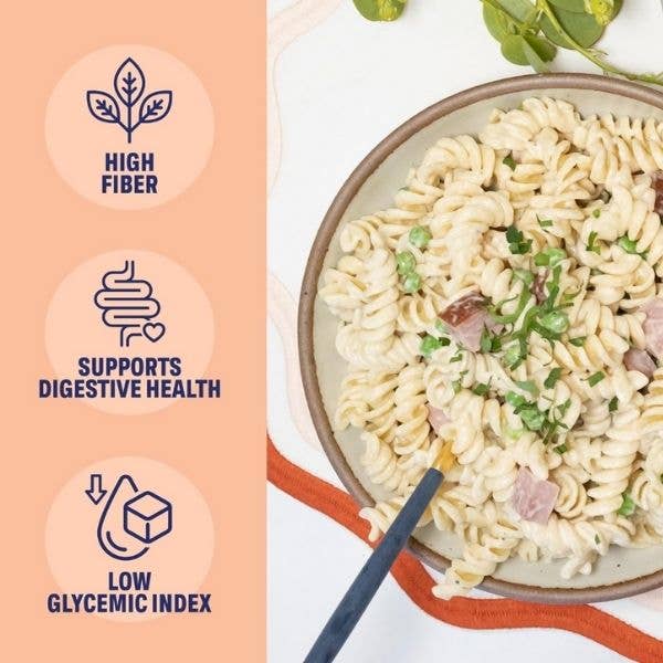 High Fiber Rotini - Gut Friendly, Low GI, USA Grown Pasta