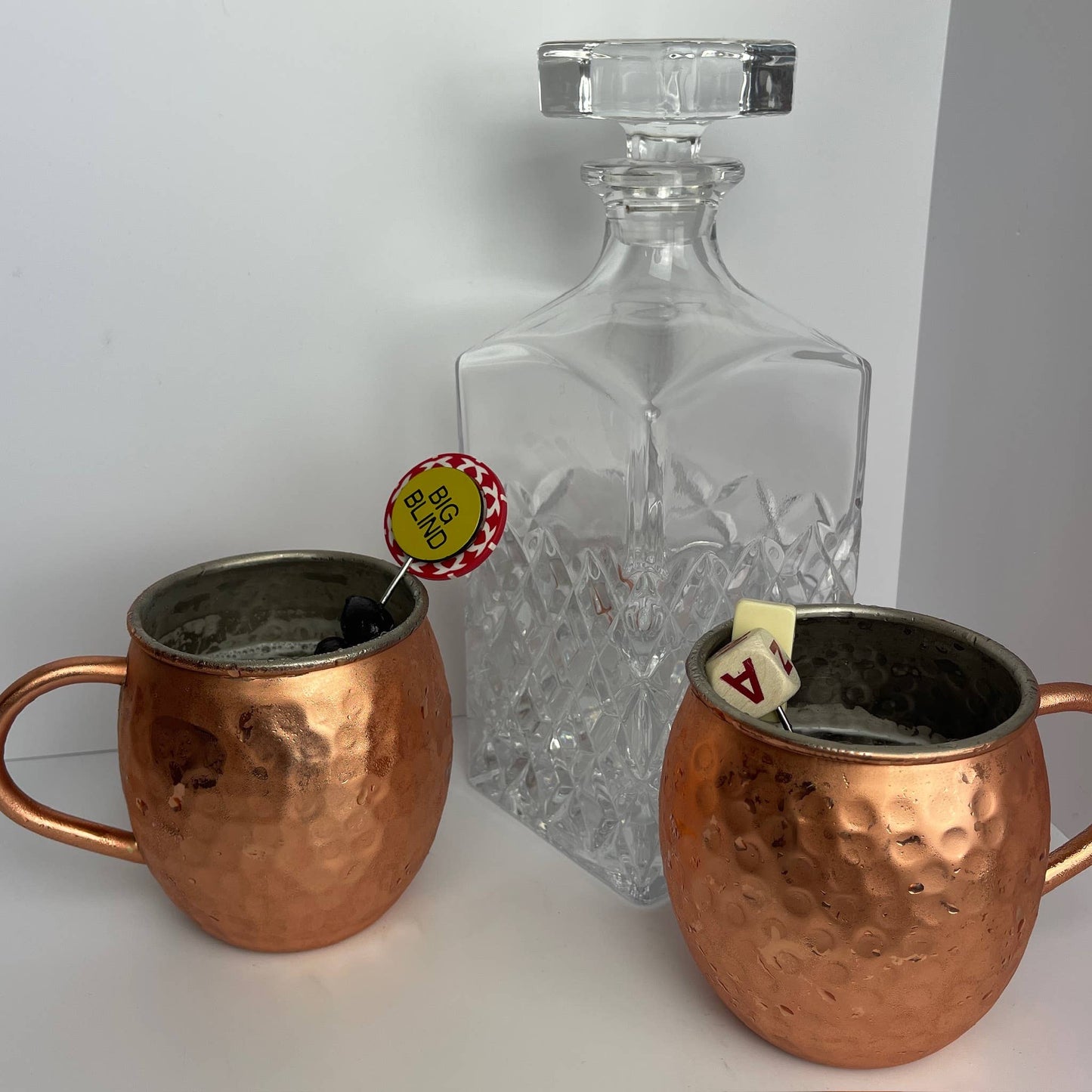 Vintage Game Piece Cocktail Picks