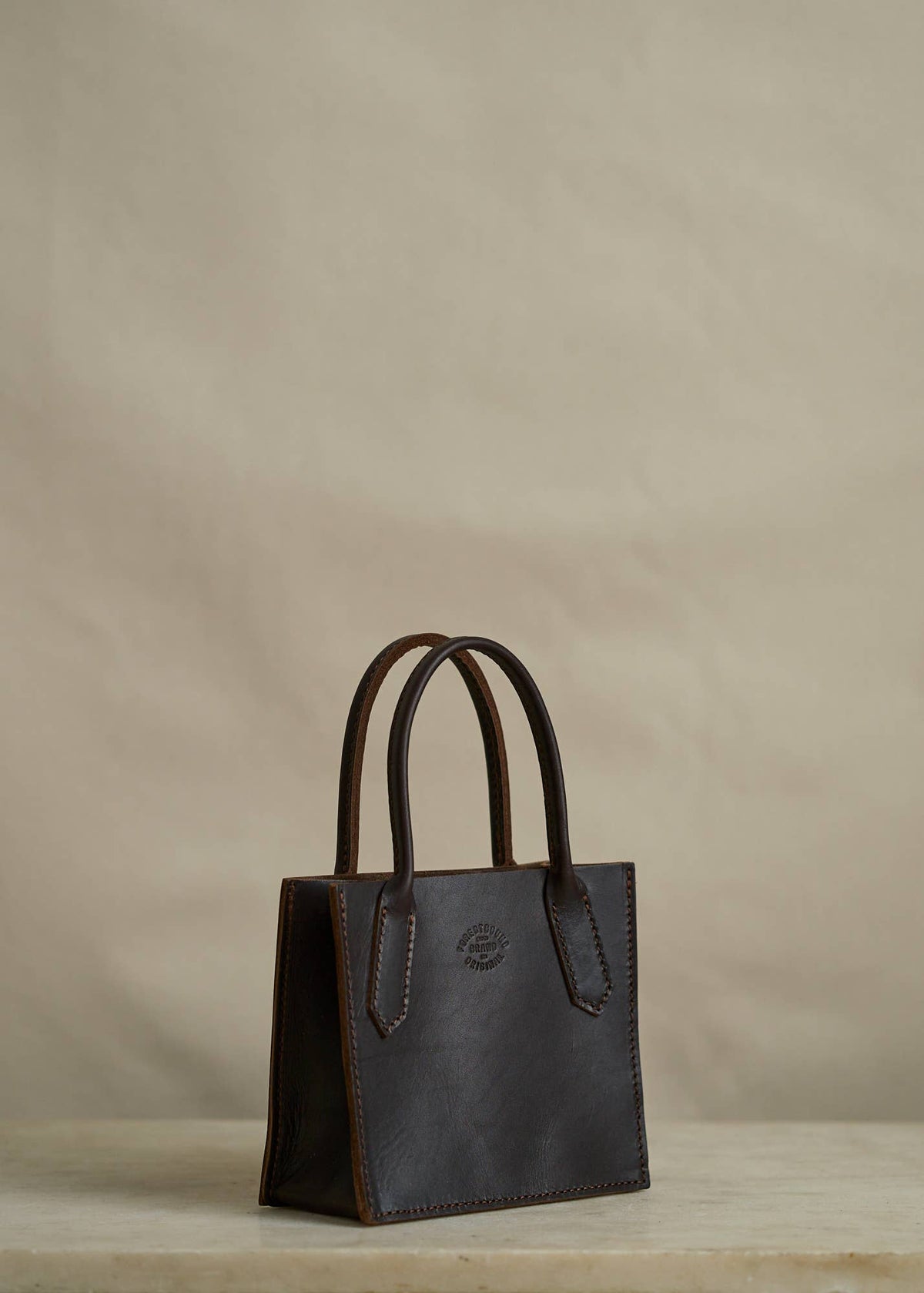 Leather Dock Bag, Bebe in Brown Latigo
