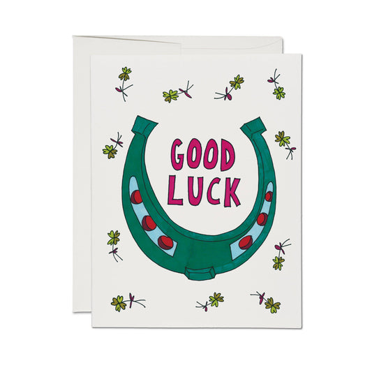 Good Luck Clover card