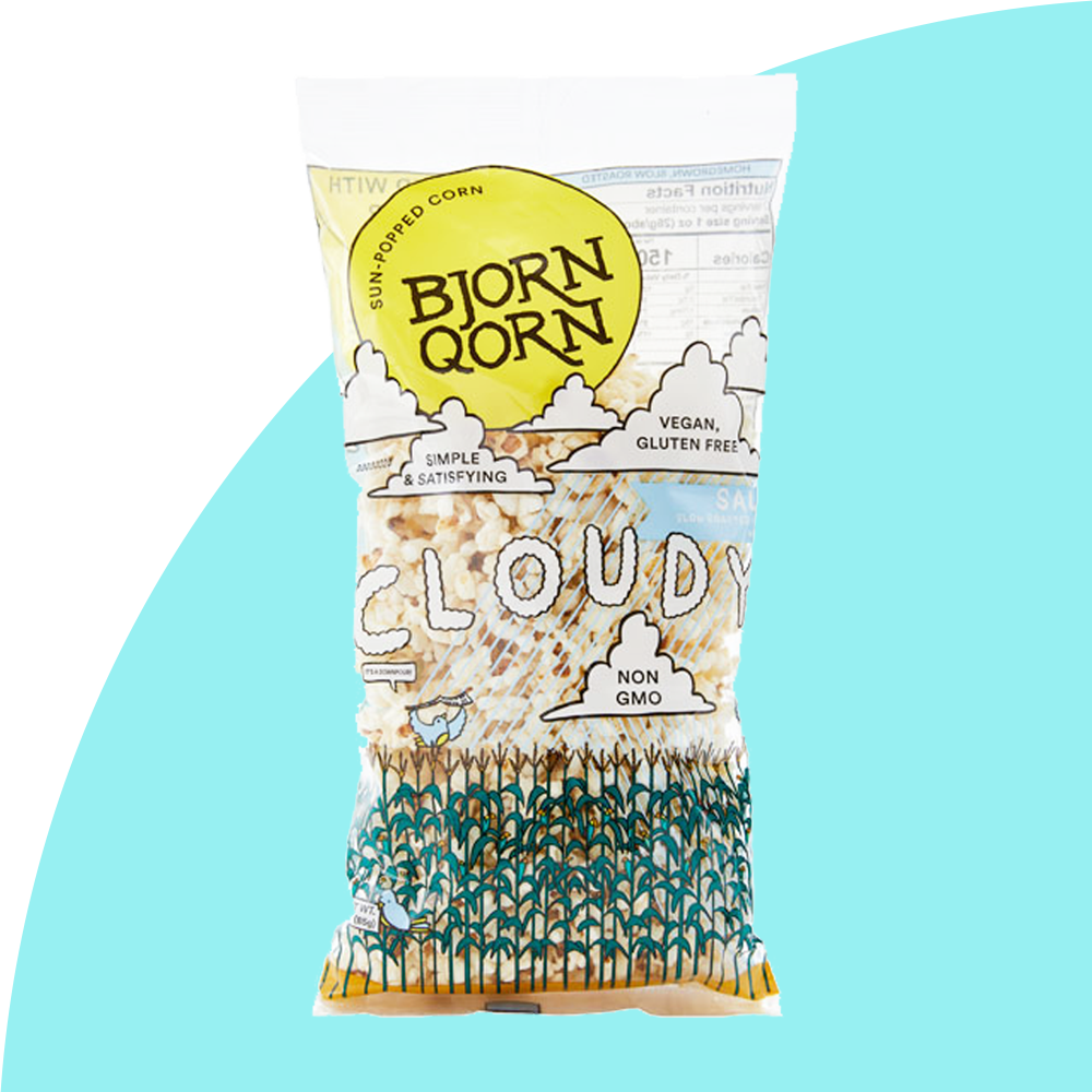 3oz Cloudy BjornQorn Popcorn