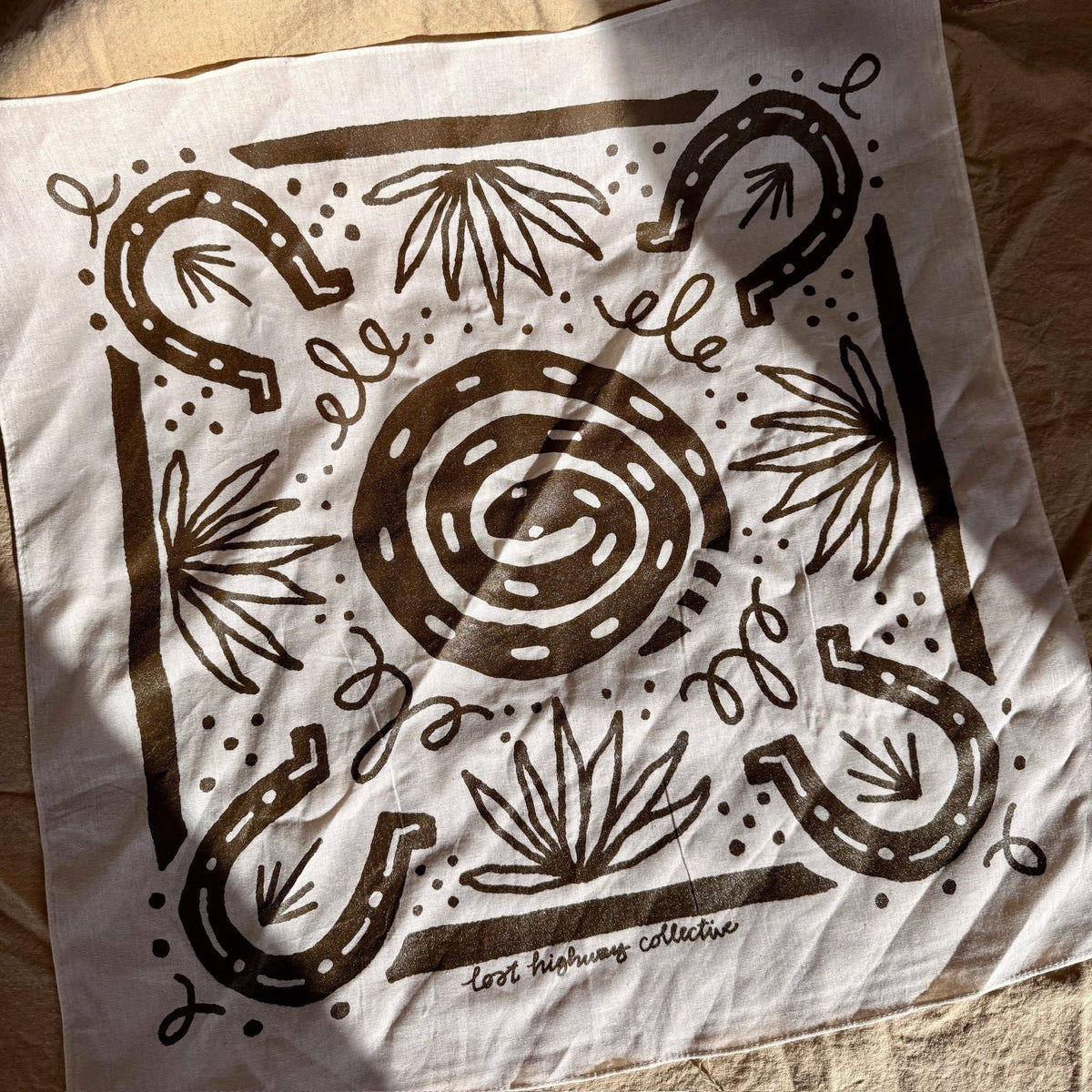 Desert Horseshoe Bandana