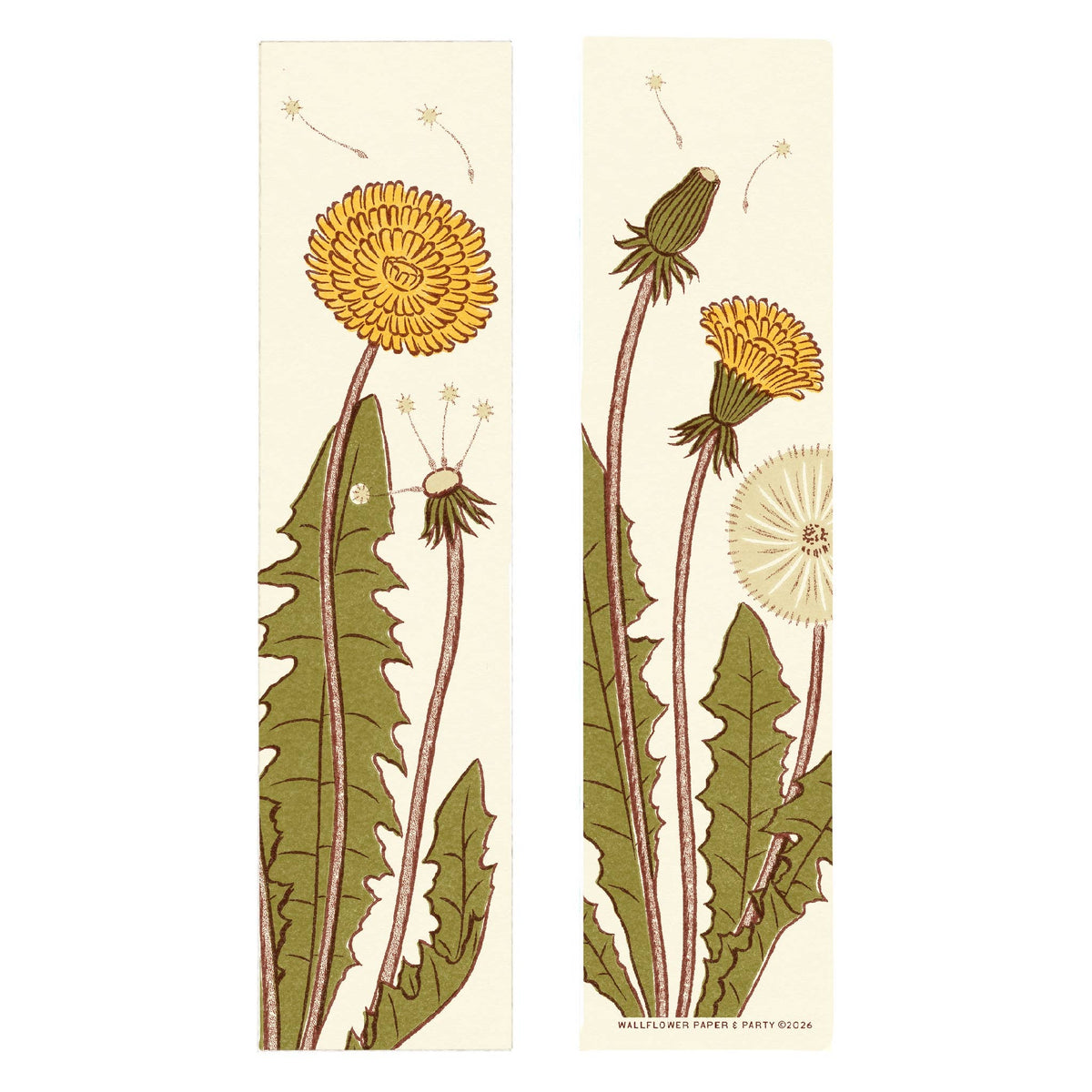 Dandelion Bookmark