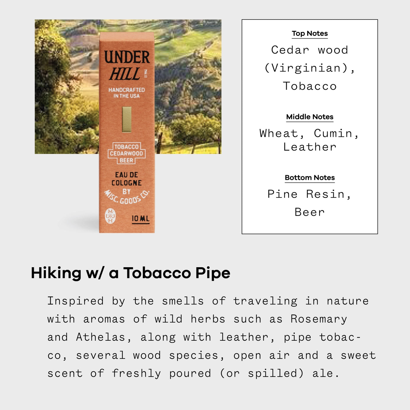 Underhill Eau De Cologne 10ml